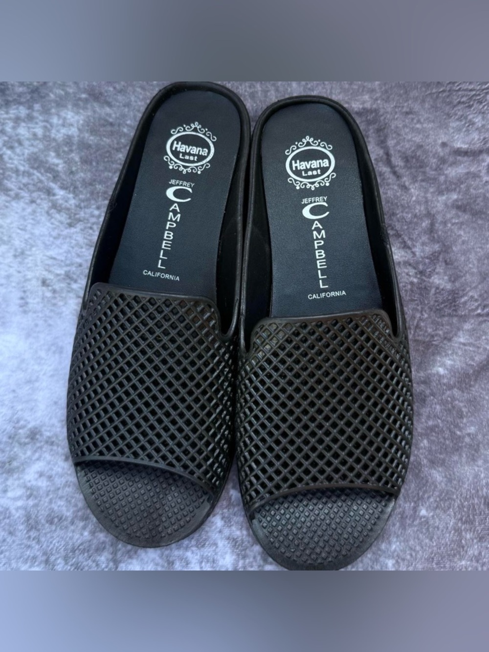 Jeffrey Campbell Havana Fling 2 Sandal. Black. Excellent Used Condition. Size 8.